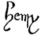 Signature of King Henry VI