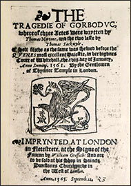 1565 Title-page of Gorboduc