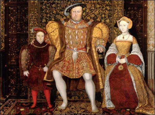 Detail from The Family of Henry VIII, c. 1545