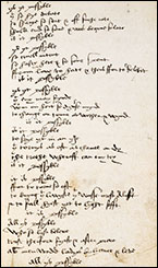Manuscript image of Wyatt's 'Is it possible' from the Devonshire MS