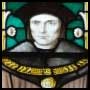 Thomas More Stained Glass Window at St. Lawrence Jewry, London.