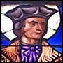 Thomas More Stained Glass Window. Artist and location unknown (to the editor)