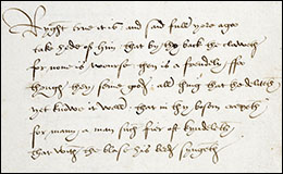 Manuscript image of Wyatt's 'Right true it is' from the Egerton MS
