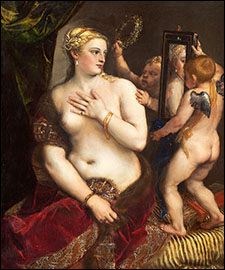 Titian.  Venus with a Mirror. 1555