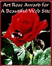 Art Rose Award for a Beautiful Web Site