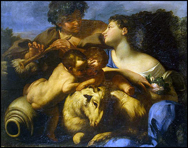 Carlo Cignani. Shepherd and Shepherdess. 1660s-1670s. The Hermitage.