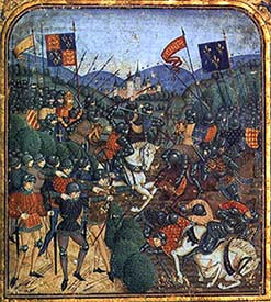 Battle of Agincourt. MS Detail