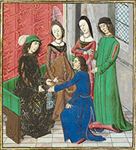 John of Gaunt receiving the keys of Bayonne