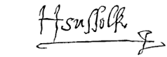 Signature of Henry Grey, Duke of Suffolk, 3rd Marquis of Dorset, from Doyle's 'Official Baronage'