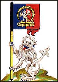 The falcon and fetterlock banner of Richard, Duke of York