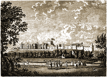 Windsor Palace Engraving
