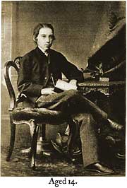 Robert Louis Stevenson, aged 14