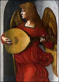 Angel playing Lute - 'Angelo Musicante'