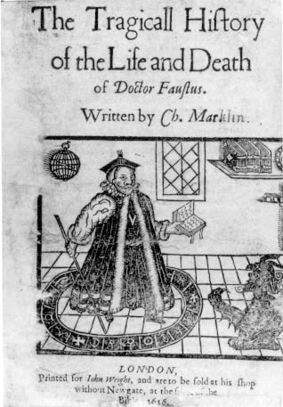 Title-page of Faustus B-text