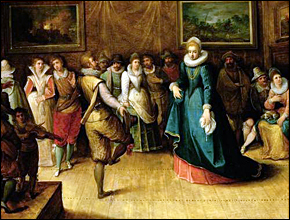 Hieronymus Francken, the Elder. A Dancing Party. c1610. Kunsthistorisches Museum, Vienna.