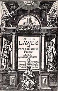 Title-page of 'Laws of Ecclesiastical polity'