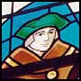 Thomas More Stained Glass Window at St Thomas More Church, Decatur, GA