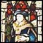 Thomas More Stained Glass Window at East Ilsley Parish Church, Berkshire
