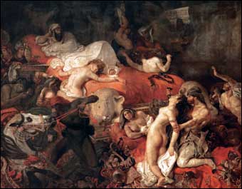 Delacroix. The Death of Sardanapalus, 1827.