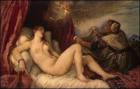 Titian. Danae. 1546-1553.